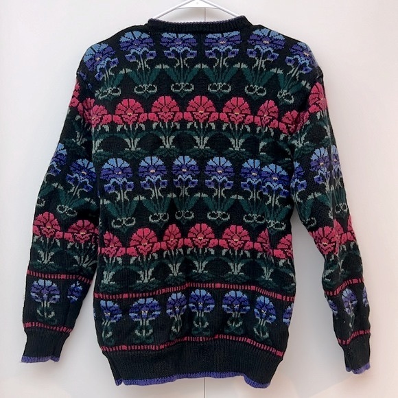 Deans Of Scotland | Vintage Floral Wool Cardigan (S-M) - Picture 2 of 12